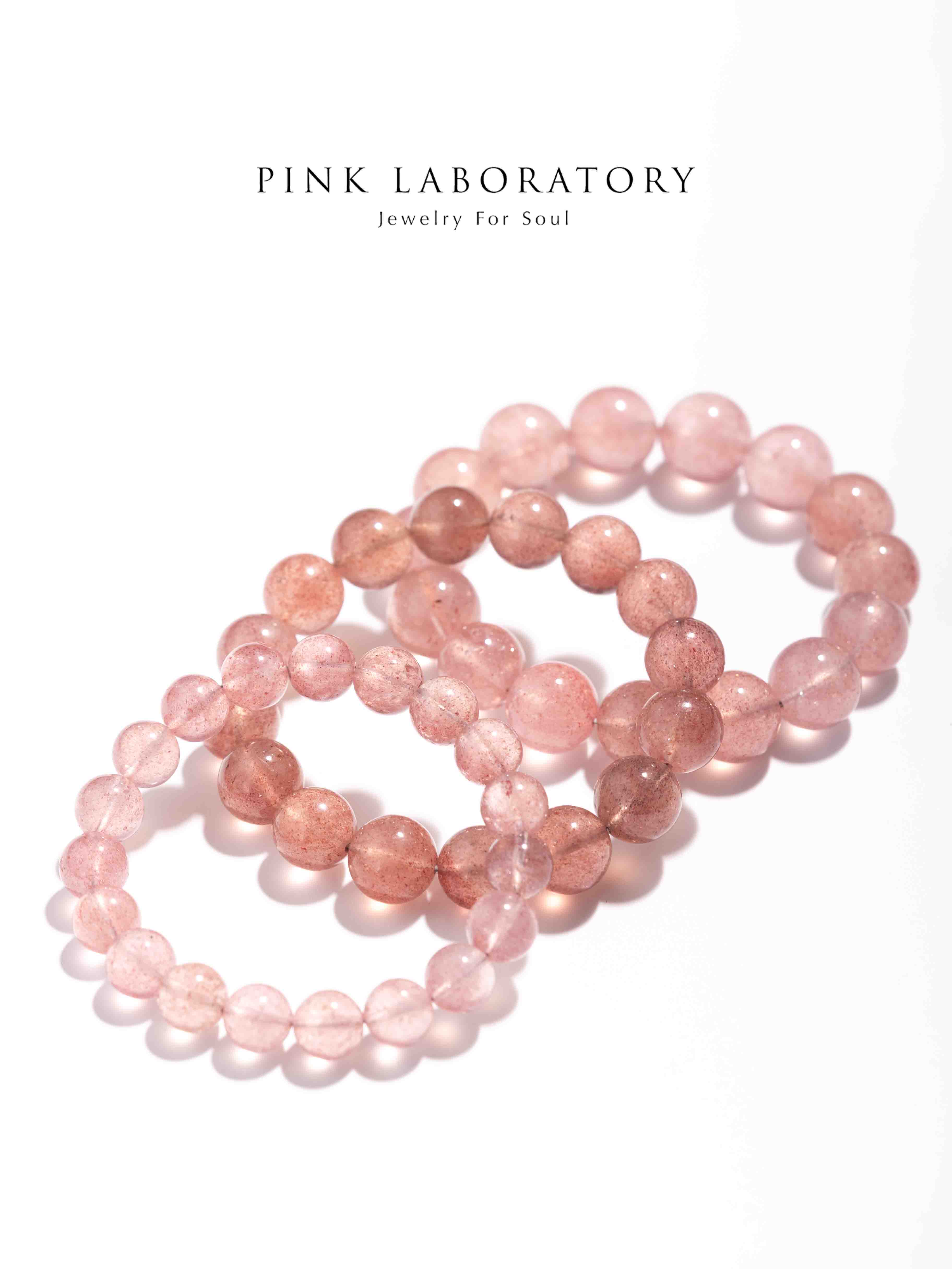 淺粉草莓晶手鍊