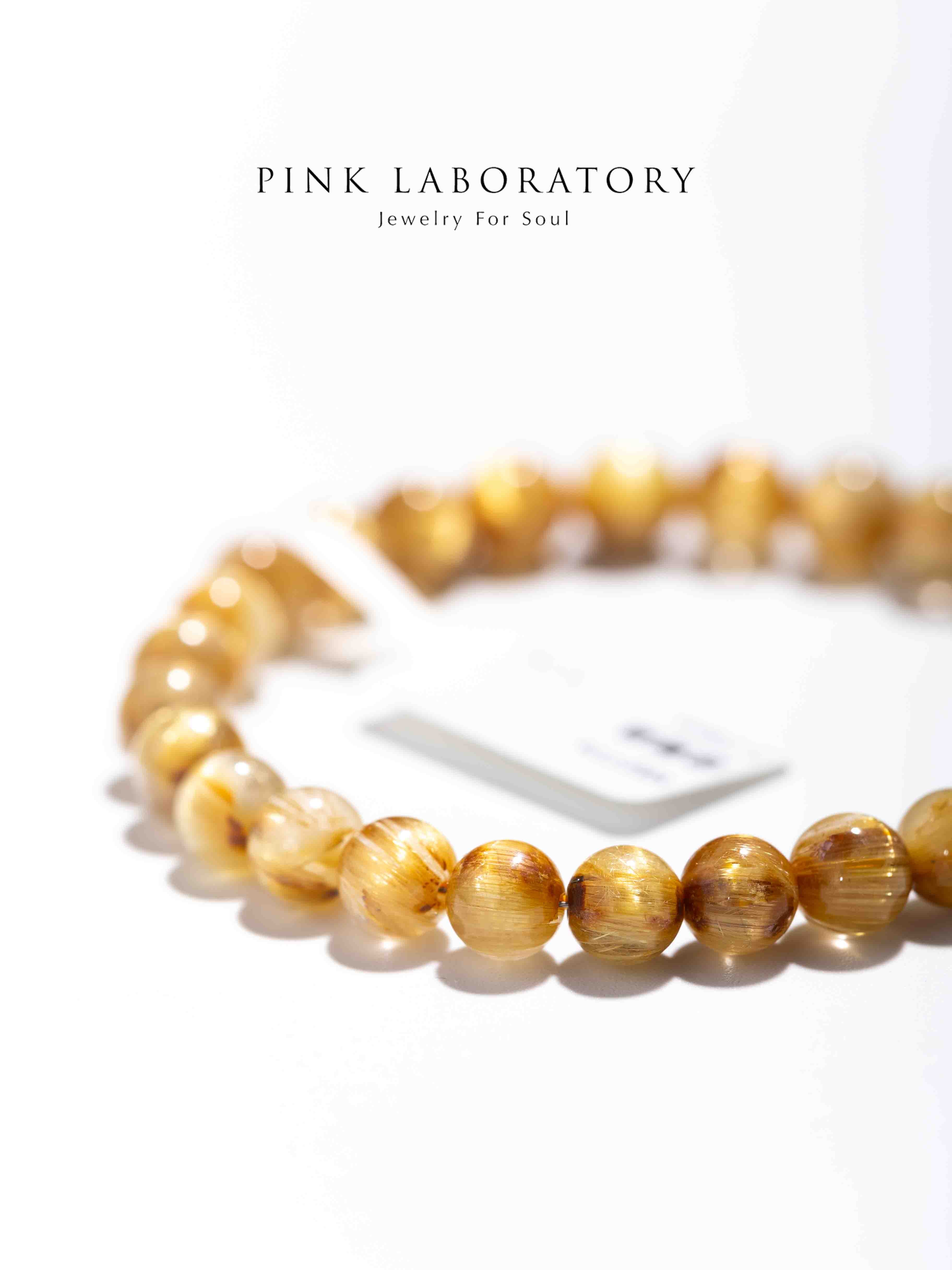 金鈦晶手鍊 | 金髮晶招財事業運 | 一物一圖