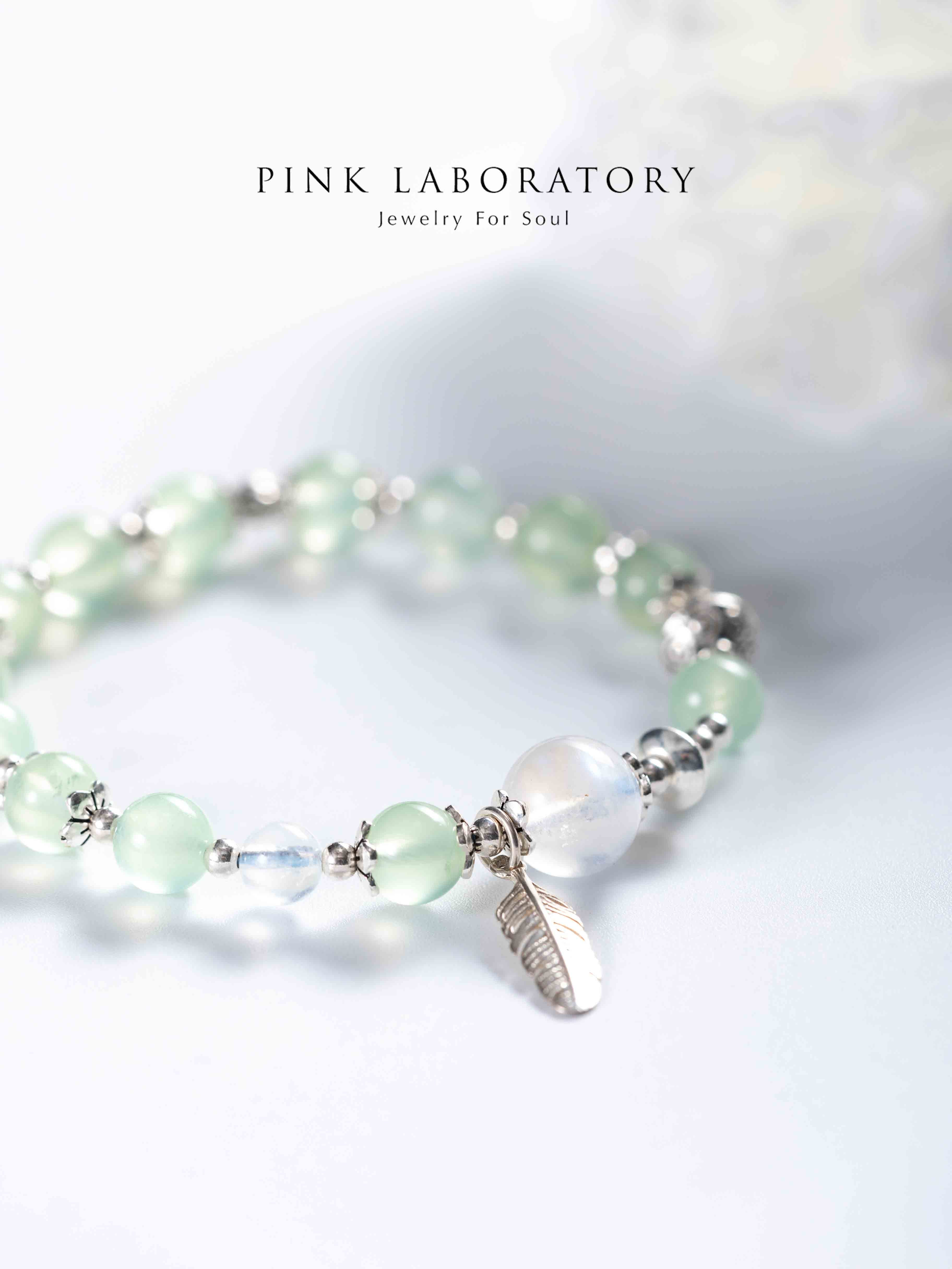 葡萄石月光石925 純銀