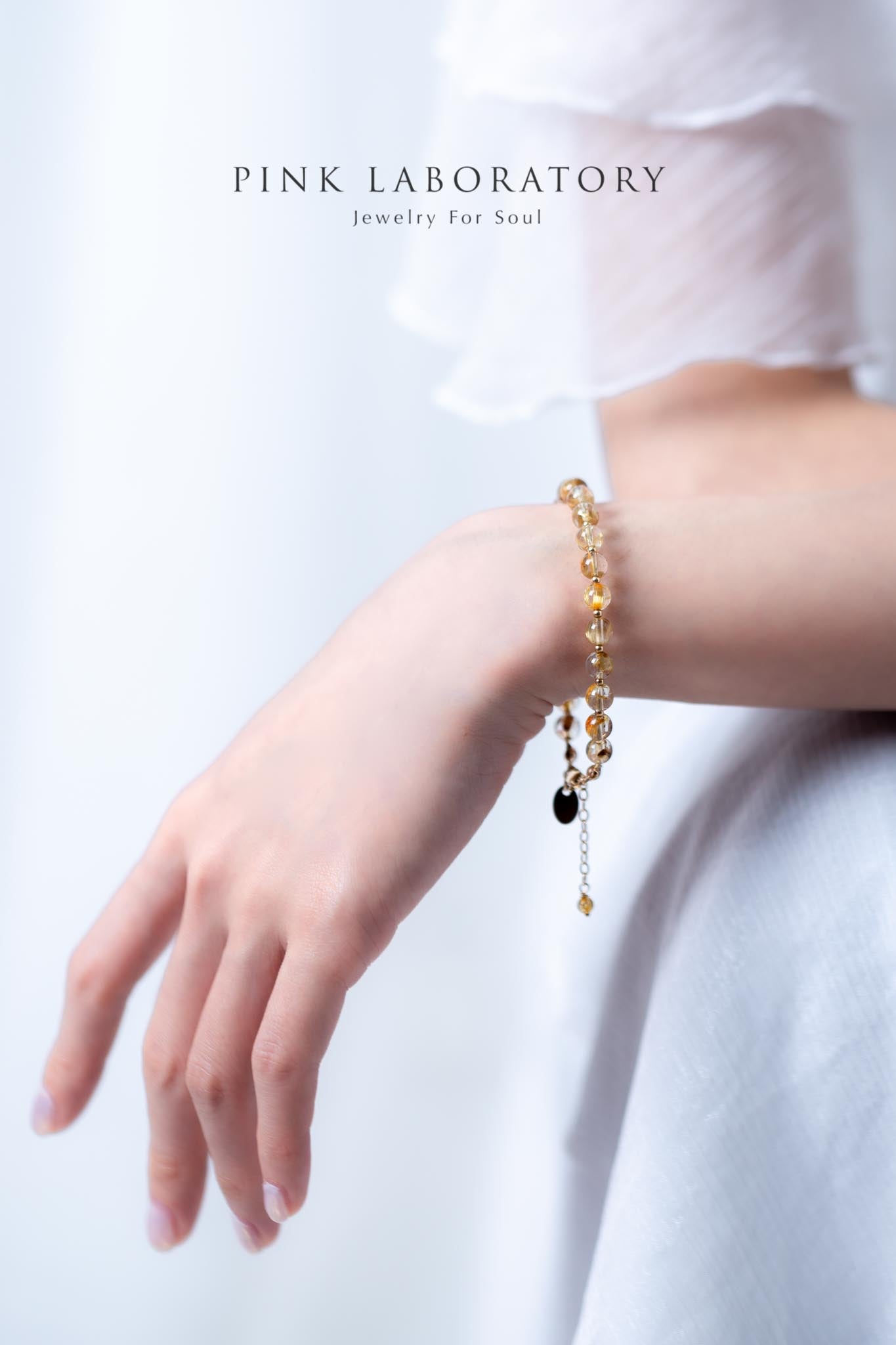 金鈦晶14KGF招財手鍊 | 超高質茂密髮絲 5A