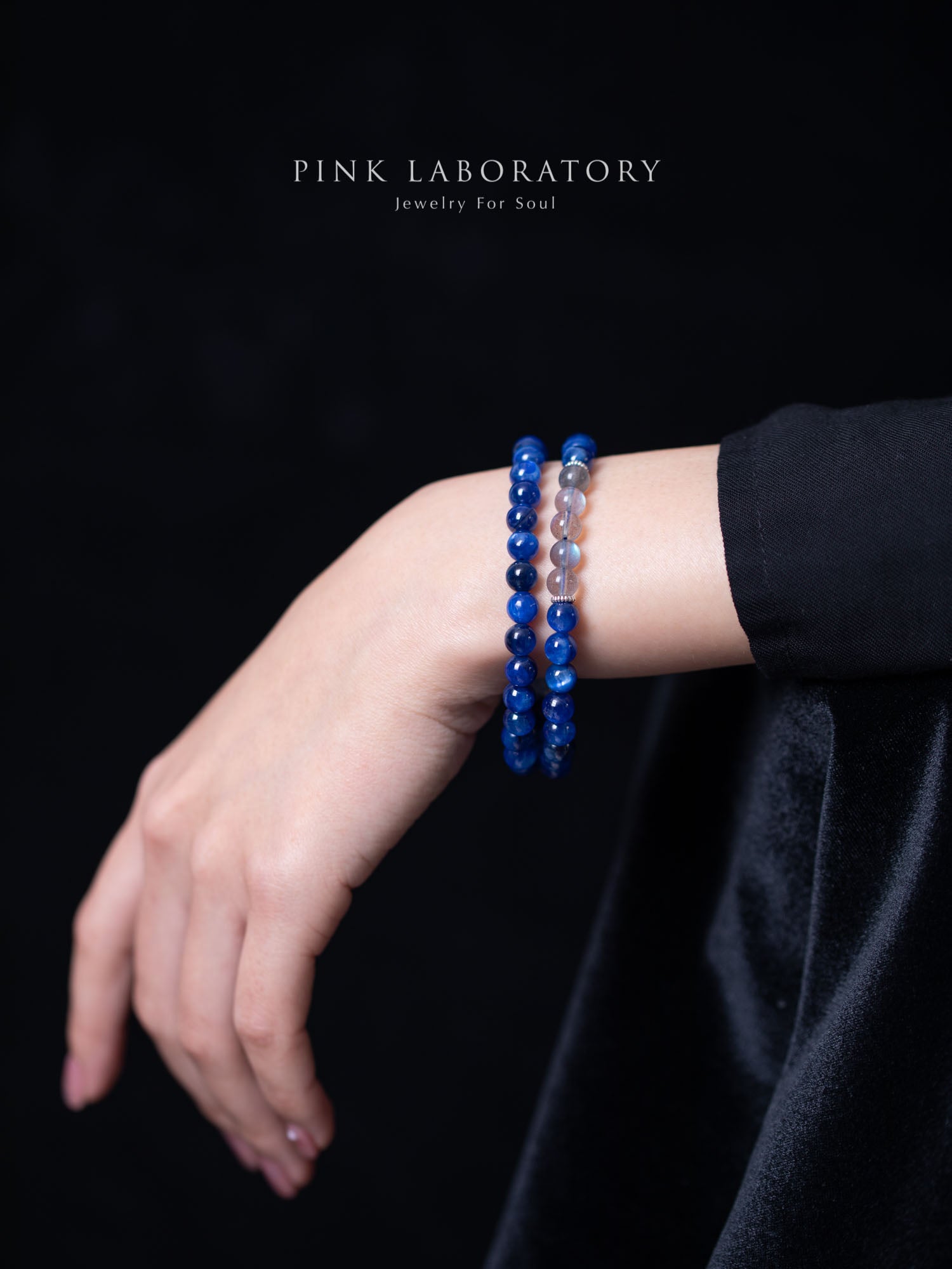 藍晶石月光石手鍊