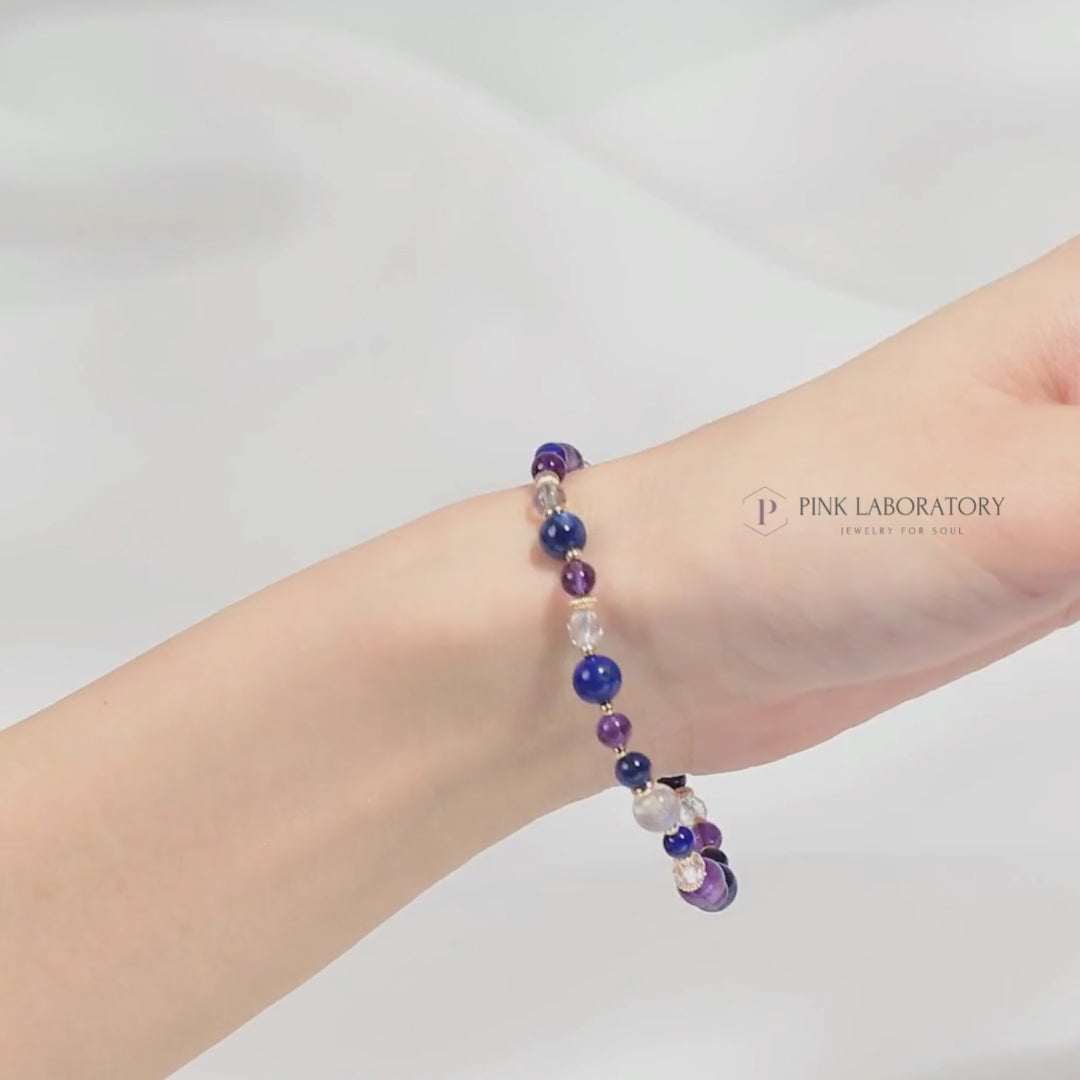 藍晶石青金石手鍊