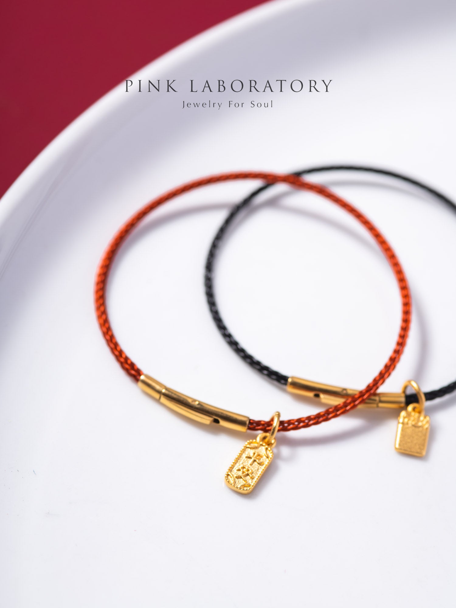 化太歲紅繩金飾極細手鍊 | 本命年吊飾