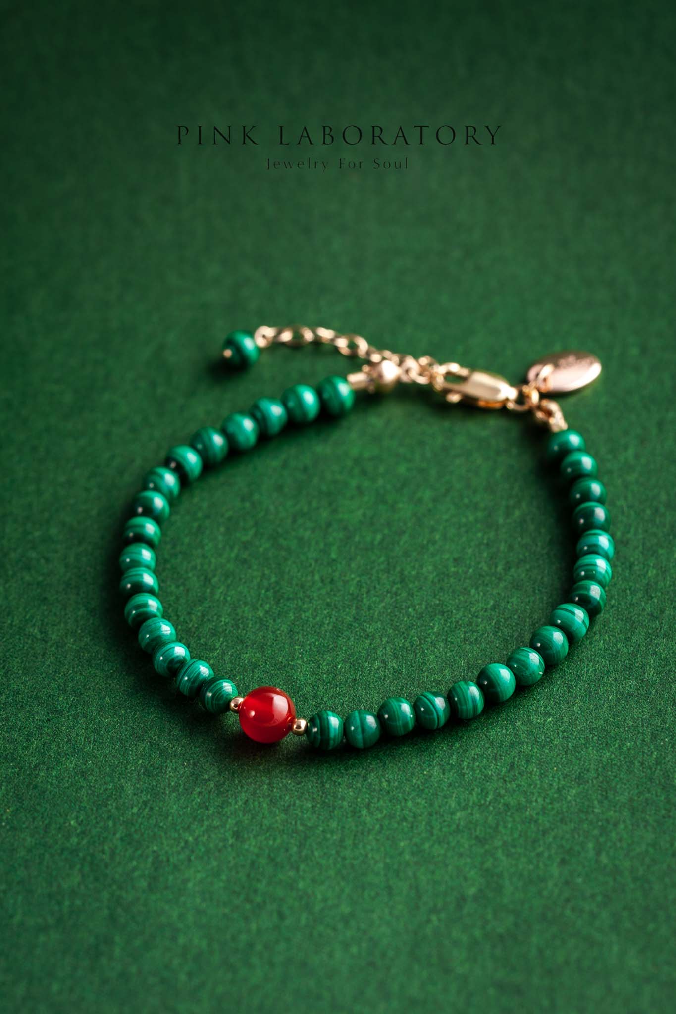 孔雀石瑪瑙手鍊