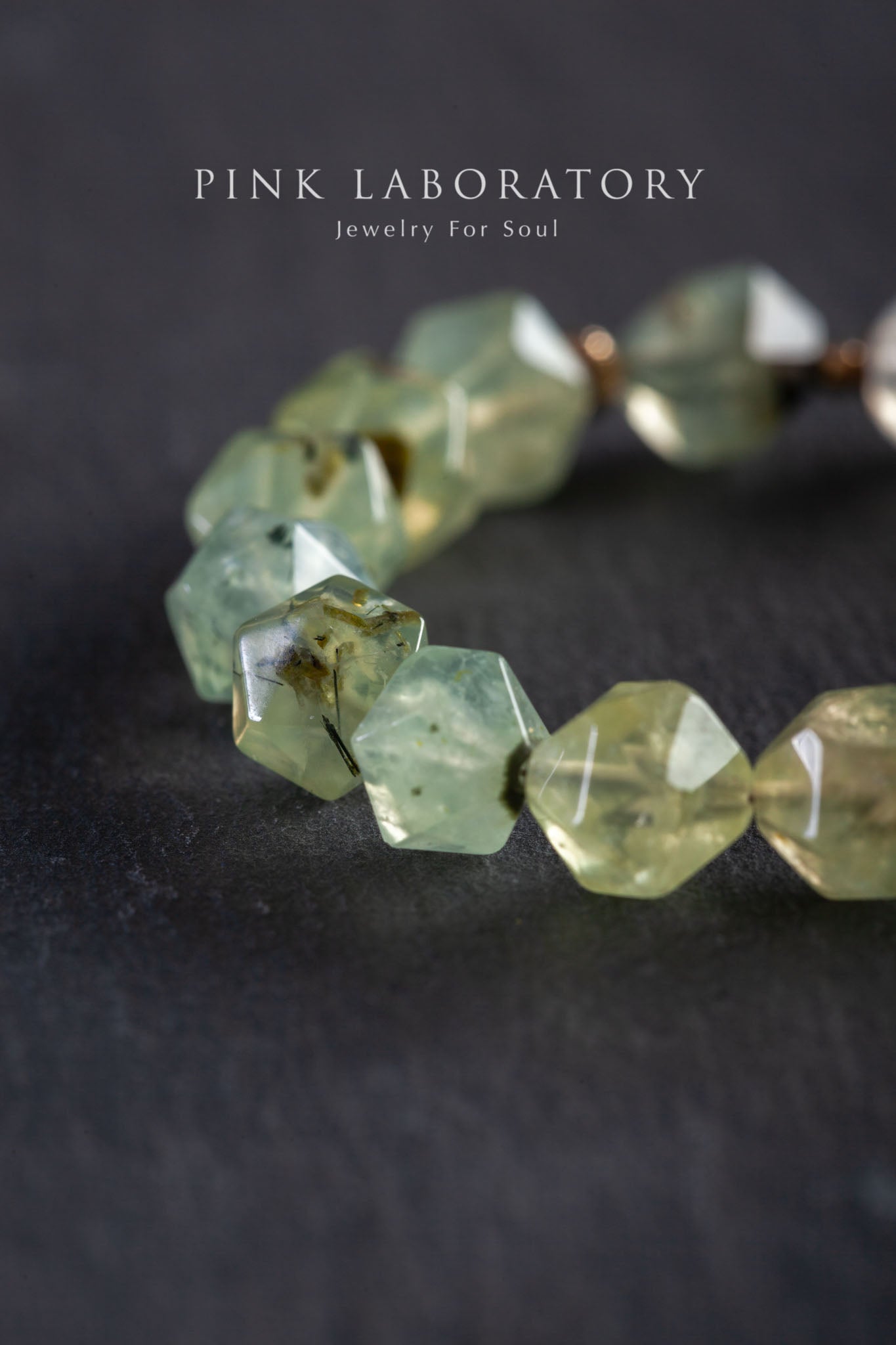 葡萄石月光石手鍊