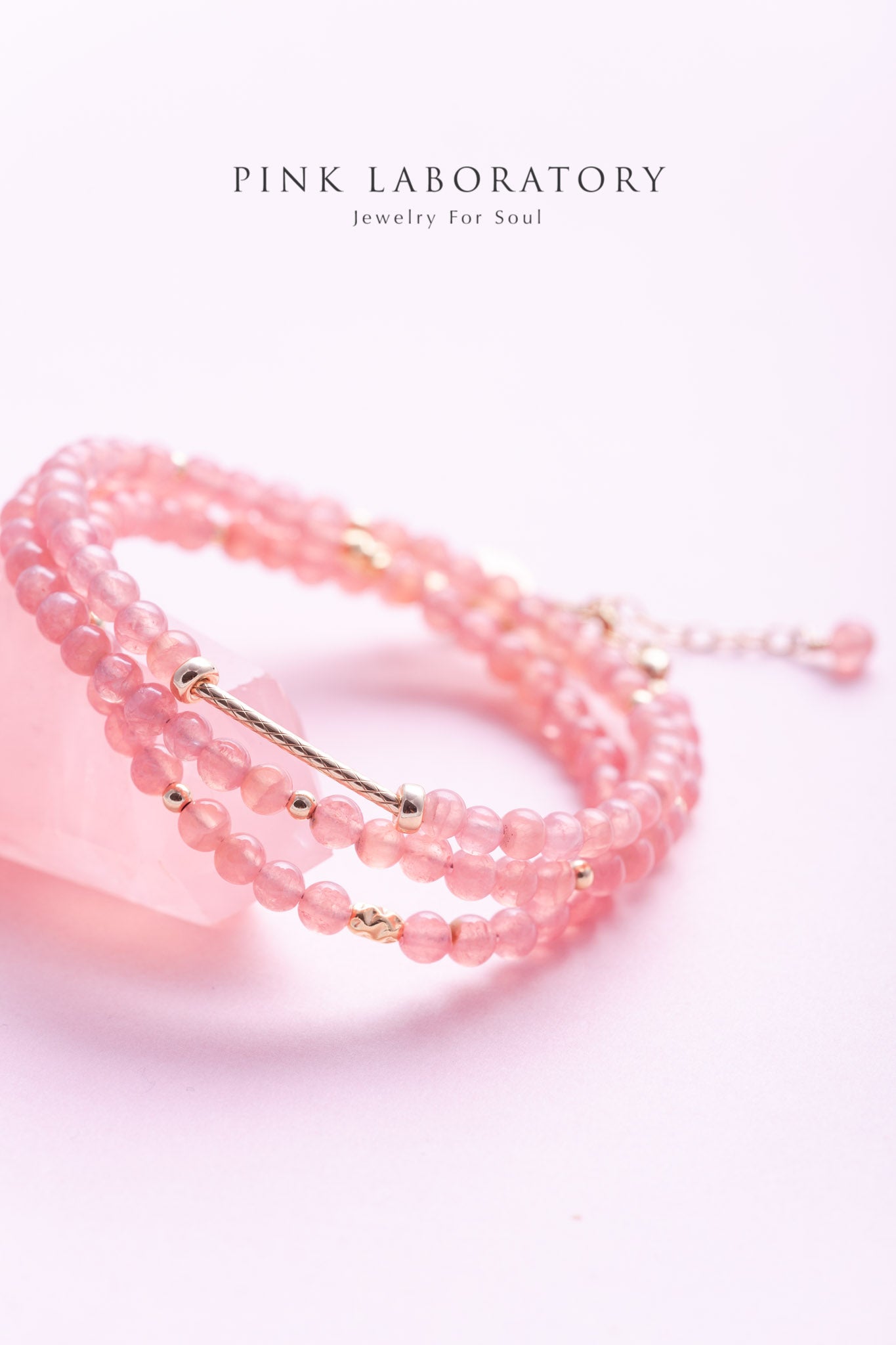 紅紋石14k包金手鍊