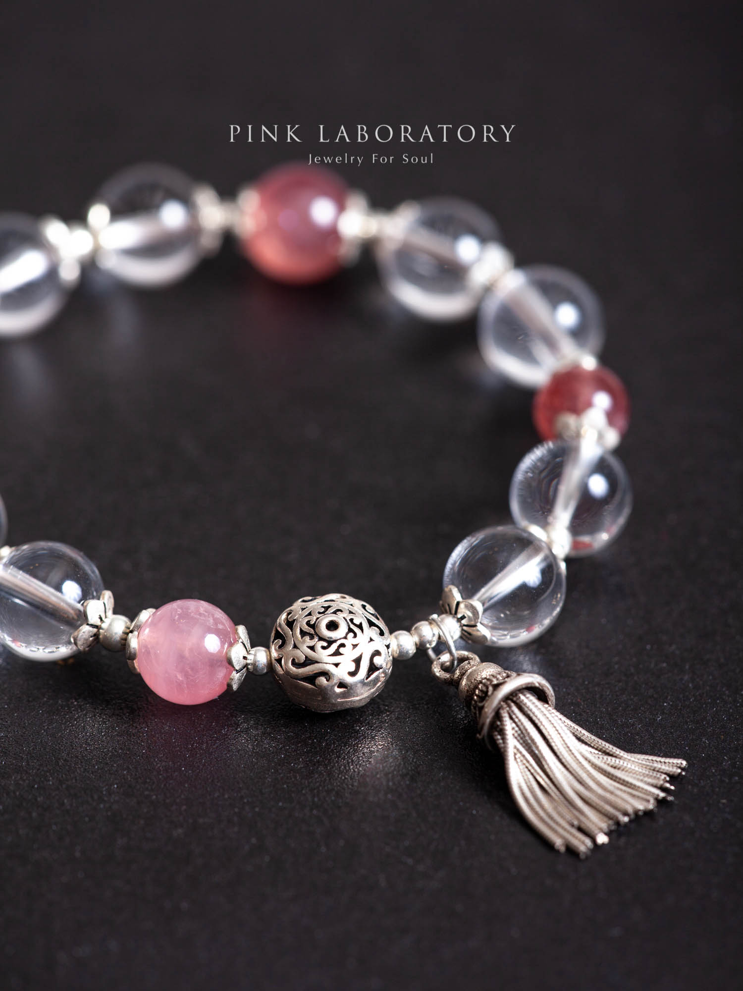 白水晶粉水晶手鍊