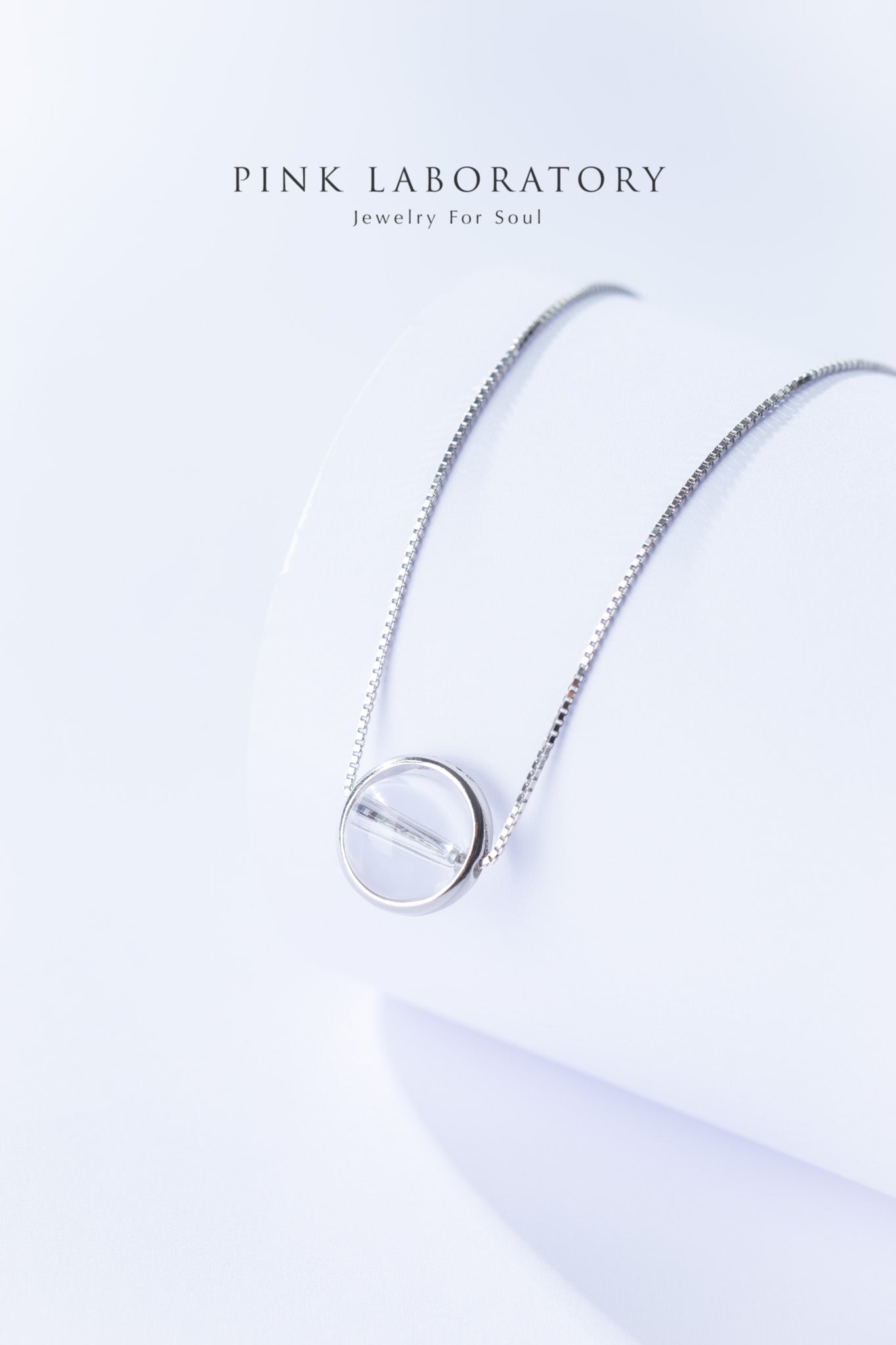 白水晶925純銀項鍊