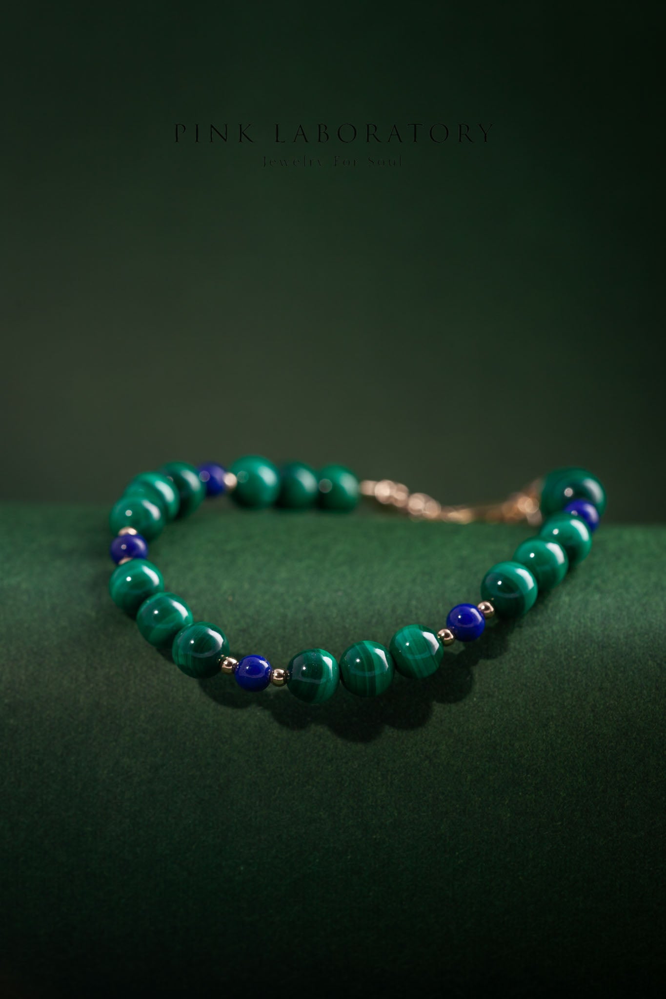 孔雀石青金石手鍊