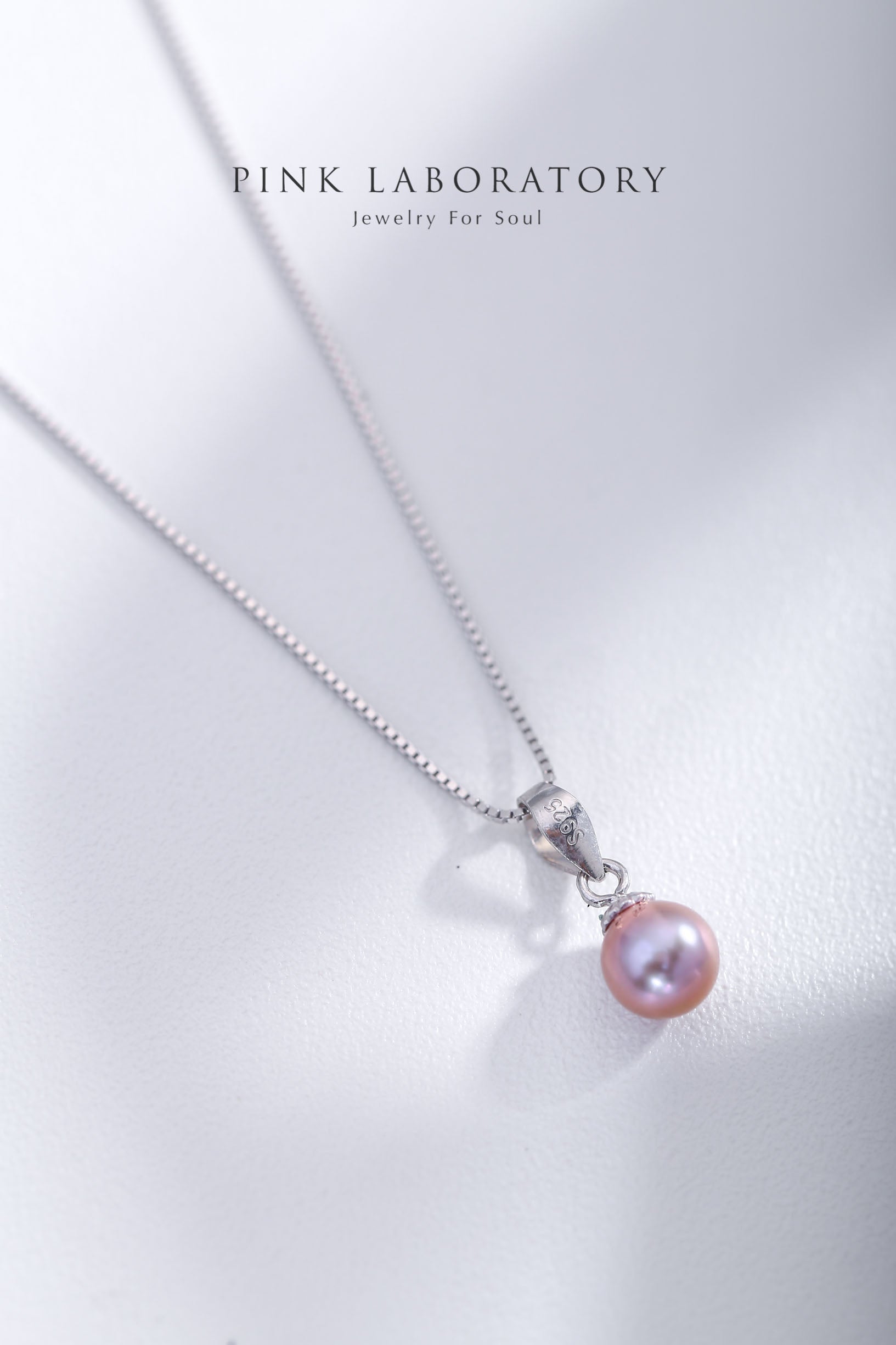 天然淡水珍珠925純銀配件項鍊