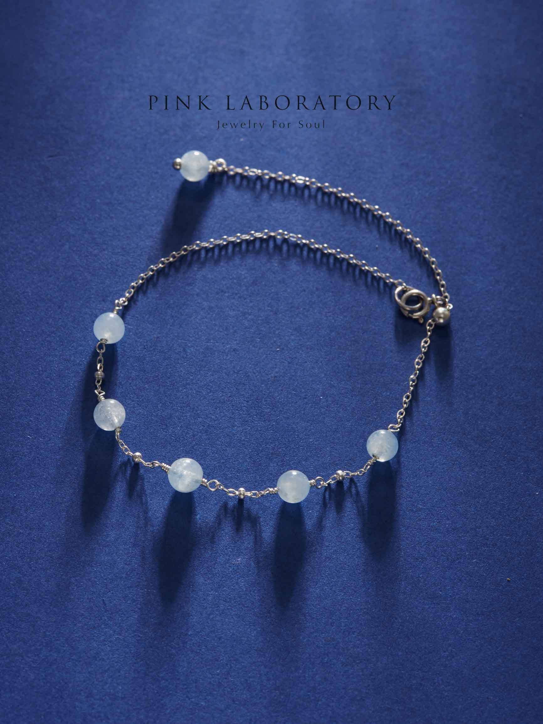 海藍寶手鍊 | 925純銀手鏈