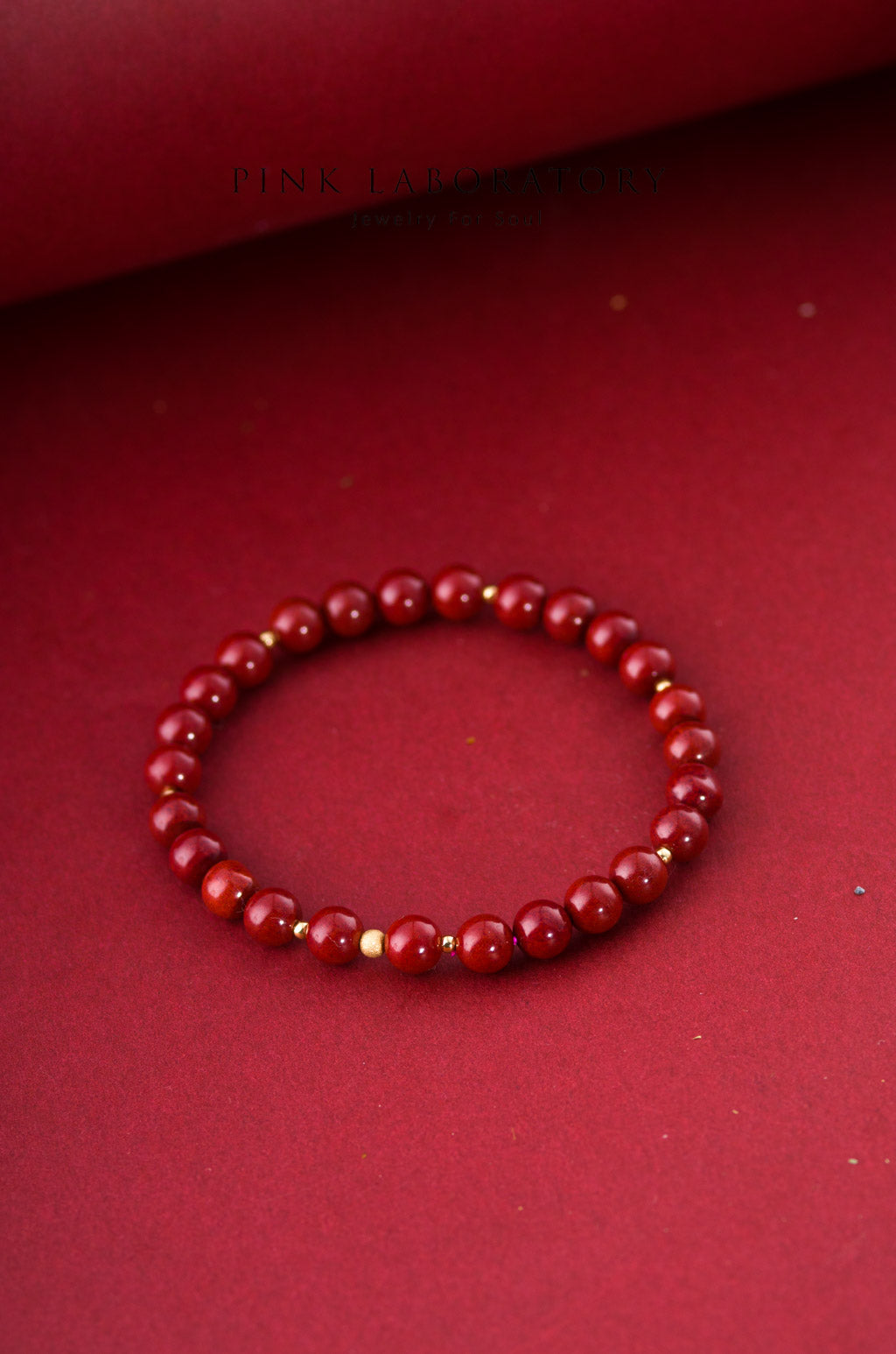 紫金砂硃砂手鏈 | 14KGF手鍊