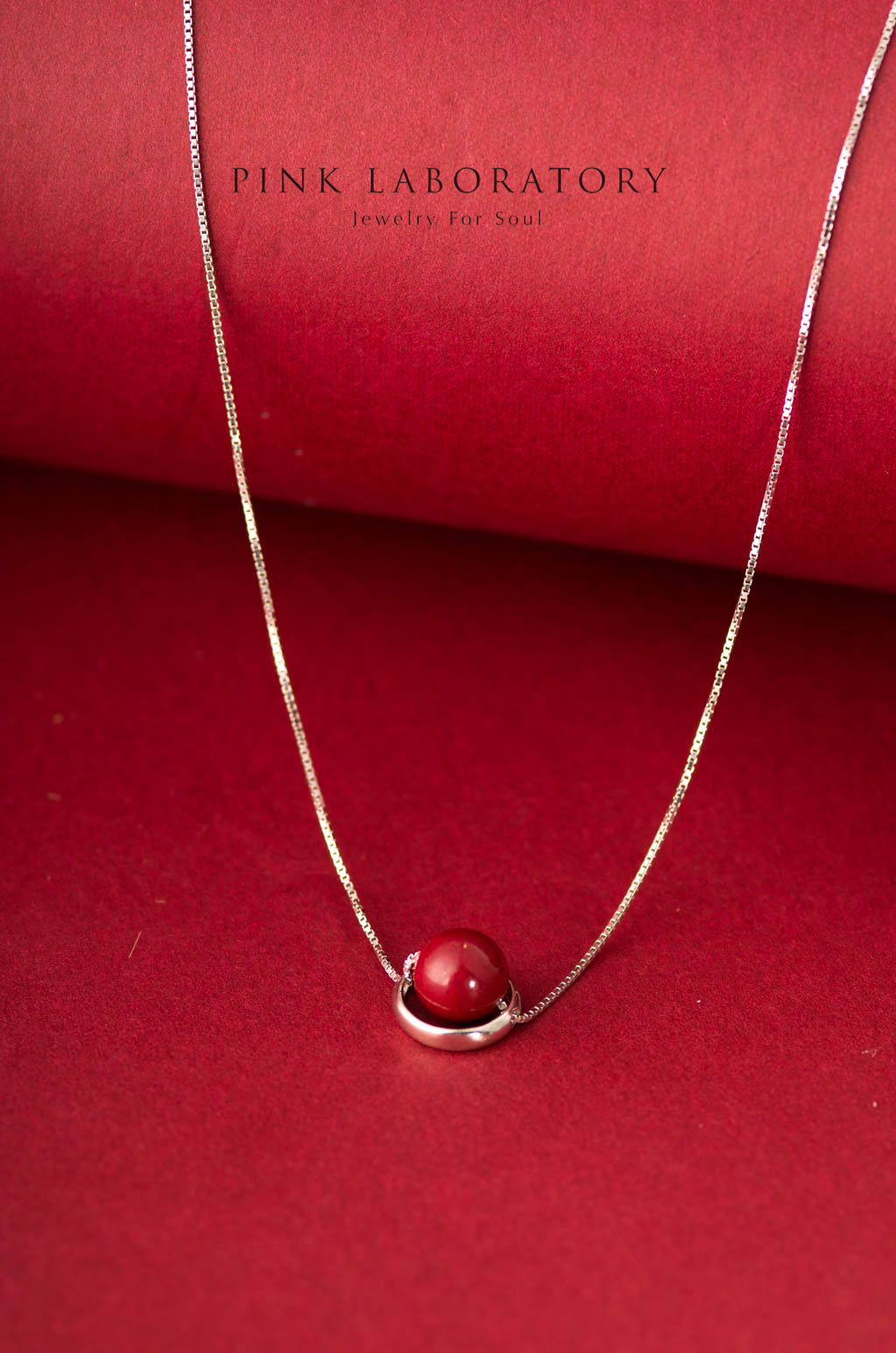 紫金砂硃砂吊墜 | 925純銀項鍊