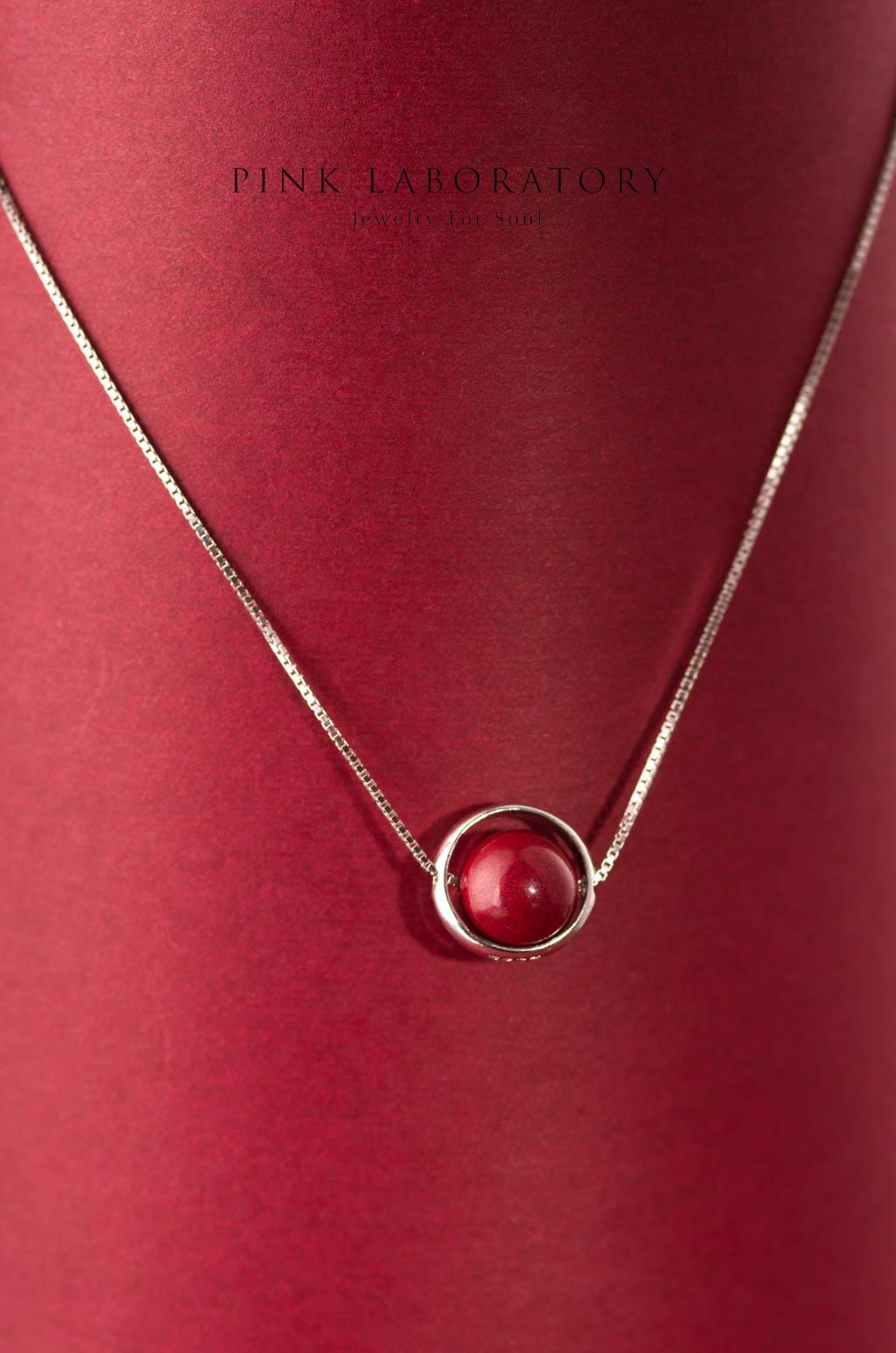 紫金砂硃砂吊墜 | 925純銀項鍊