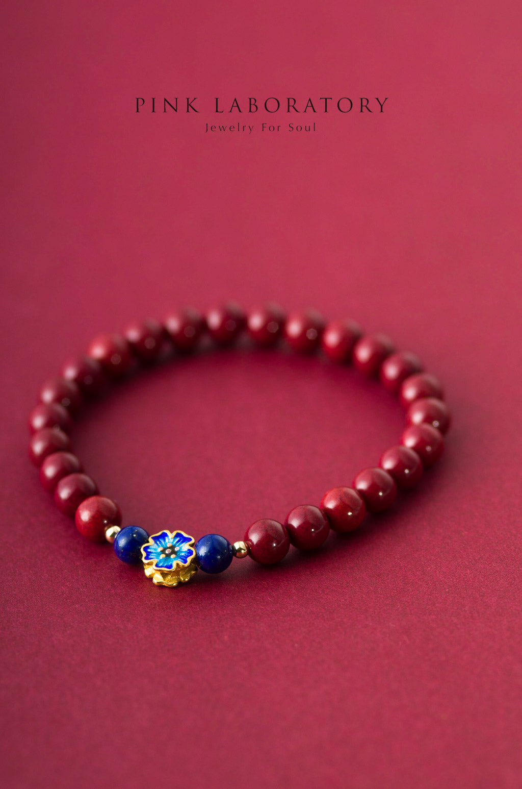 硃砂紫金砂6mm手鍊 | 14KGF手鏈