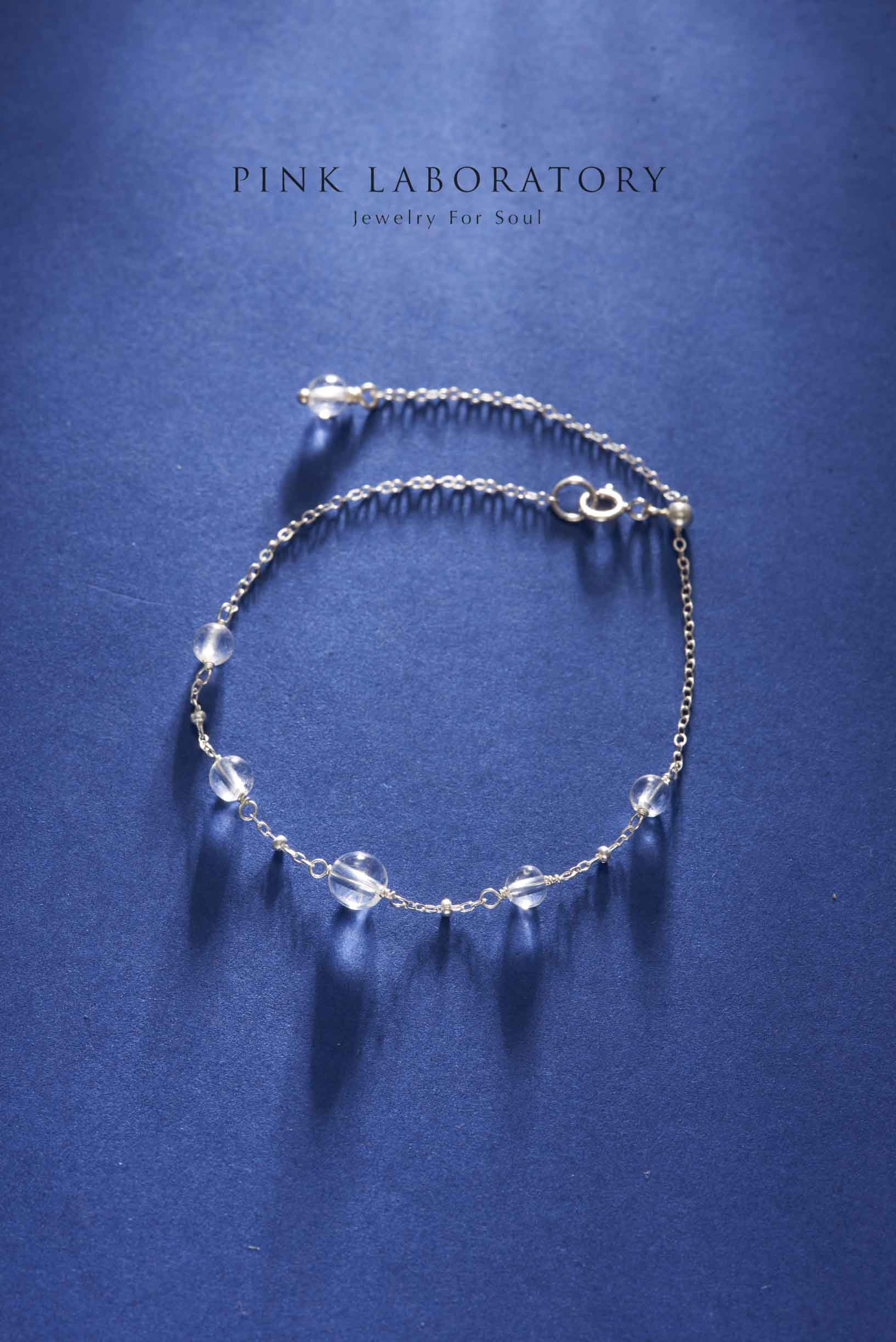 白水晶手鍊 | 925純銀手鏈