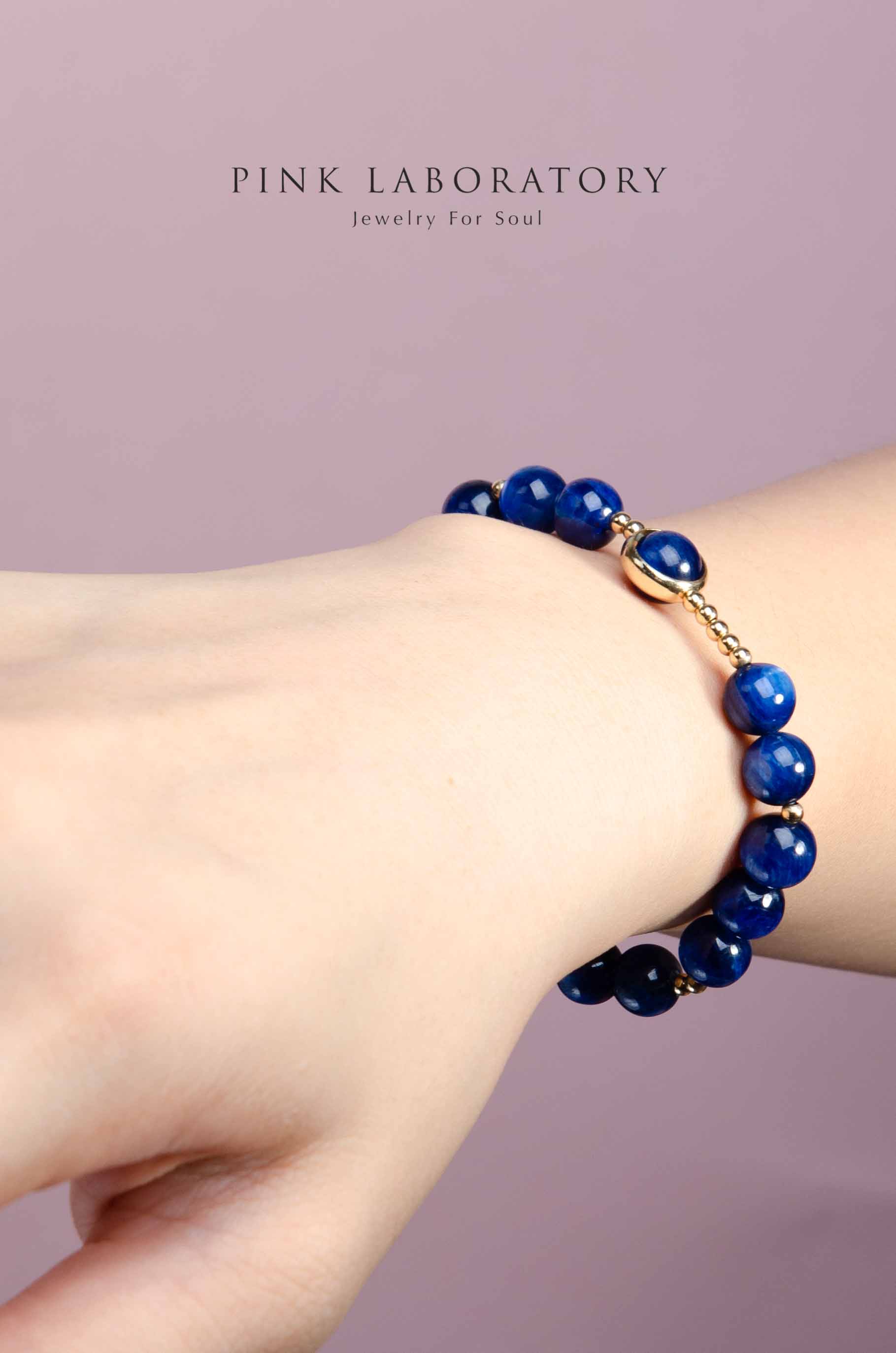 藍晶石14K包金手鍊