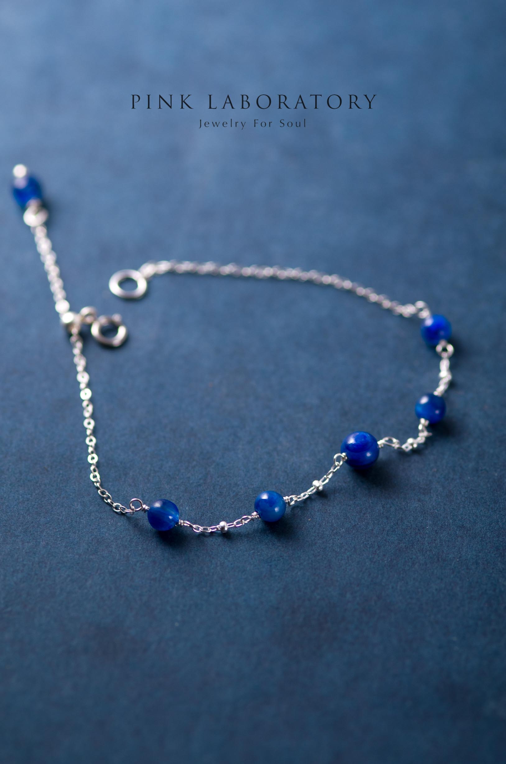 藍晶石手鍊 | 925純銀手鏈