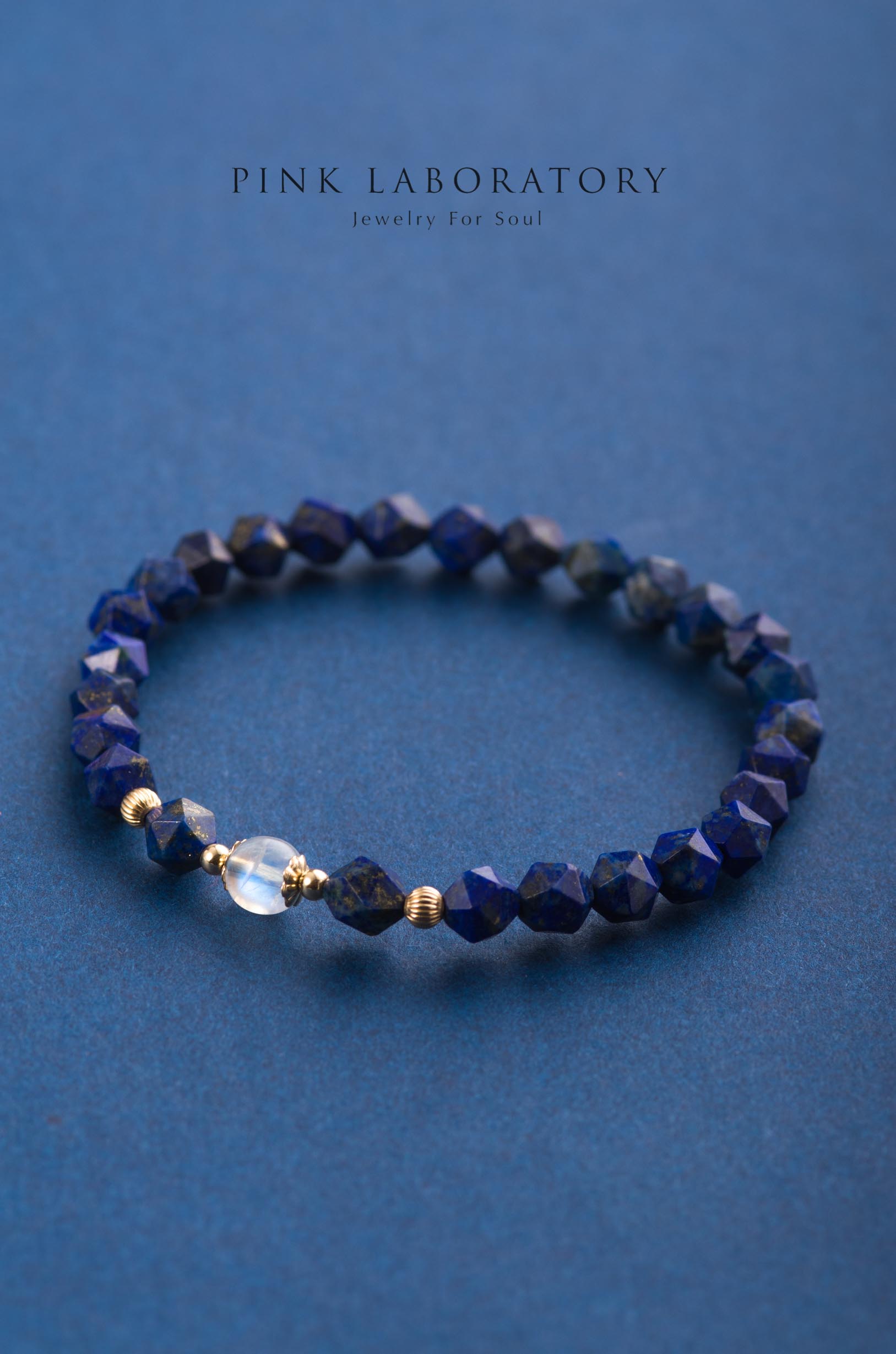 幾何青金石14KGF手鍊 (優化加色)