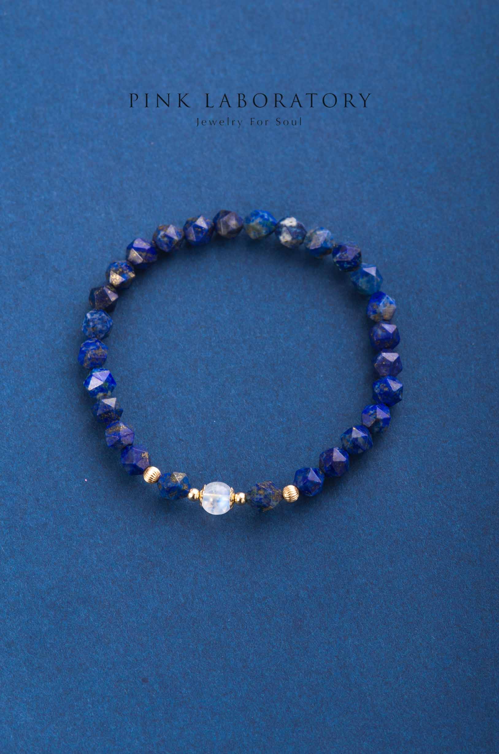 幾何青金石14KGF手鍊 (優化加色)