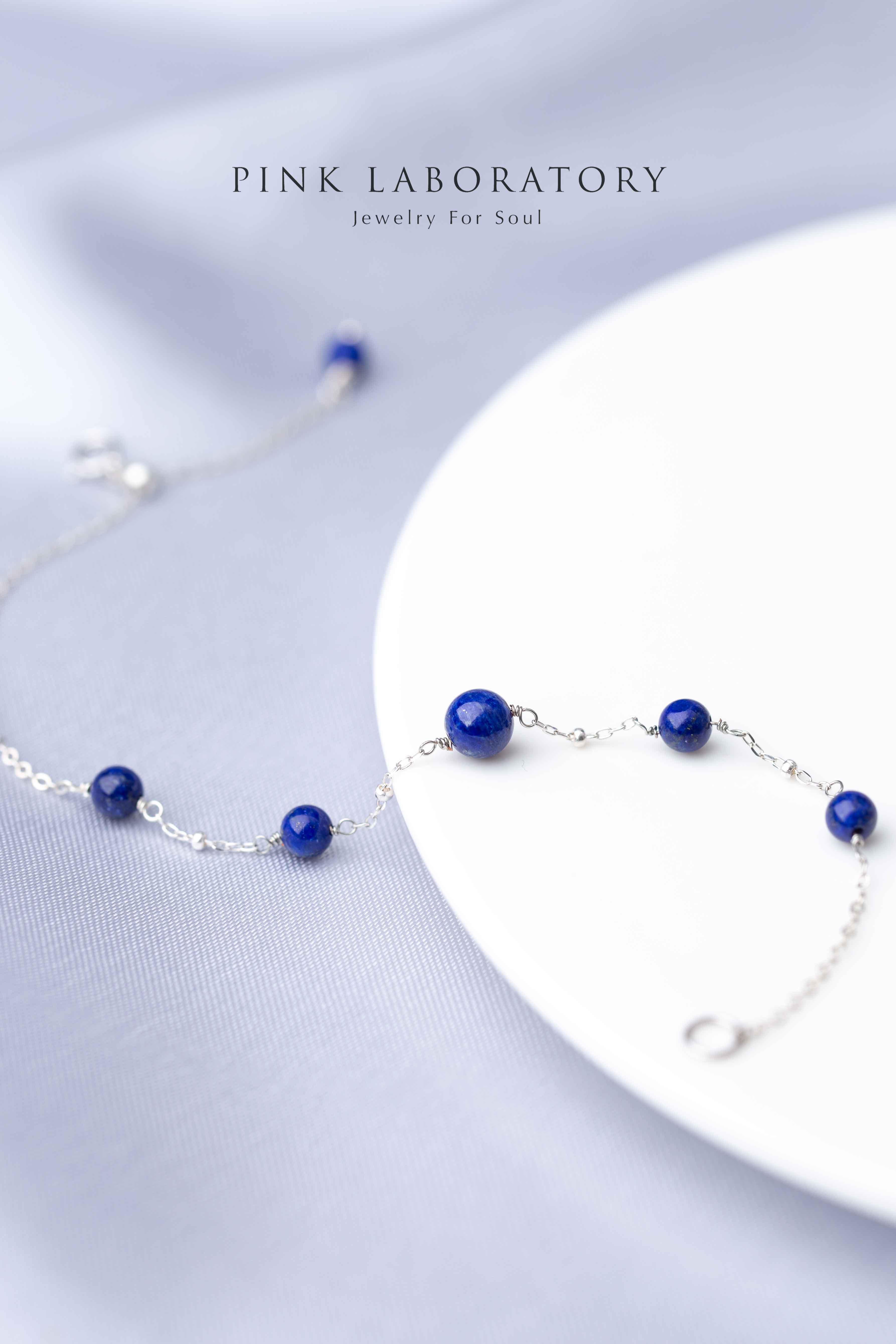 青金石手鍊 | 925純銀手鏈