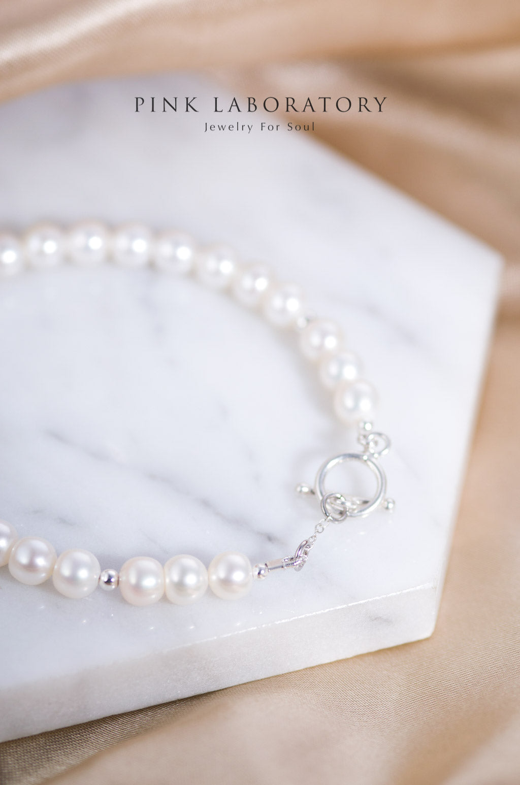 天然淡水珍珠925純銀手鍊