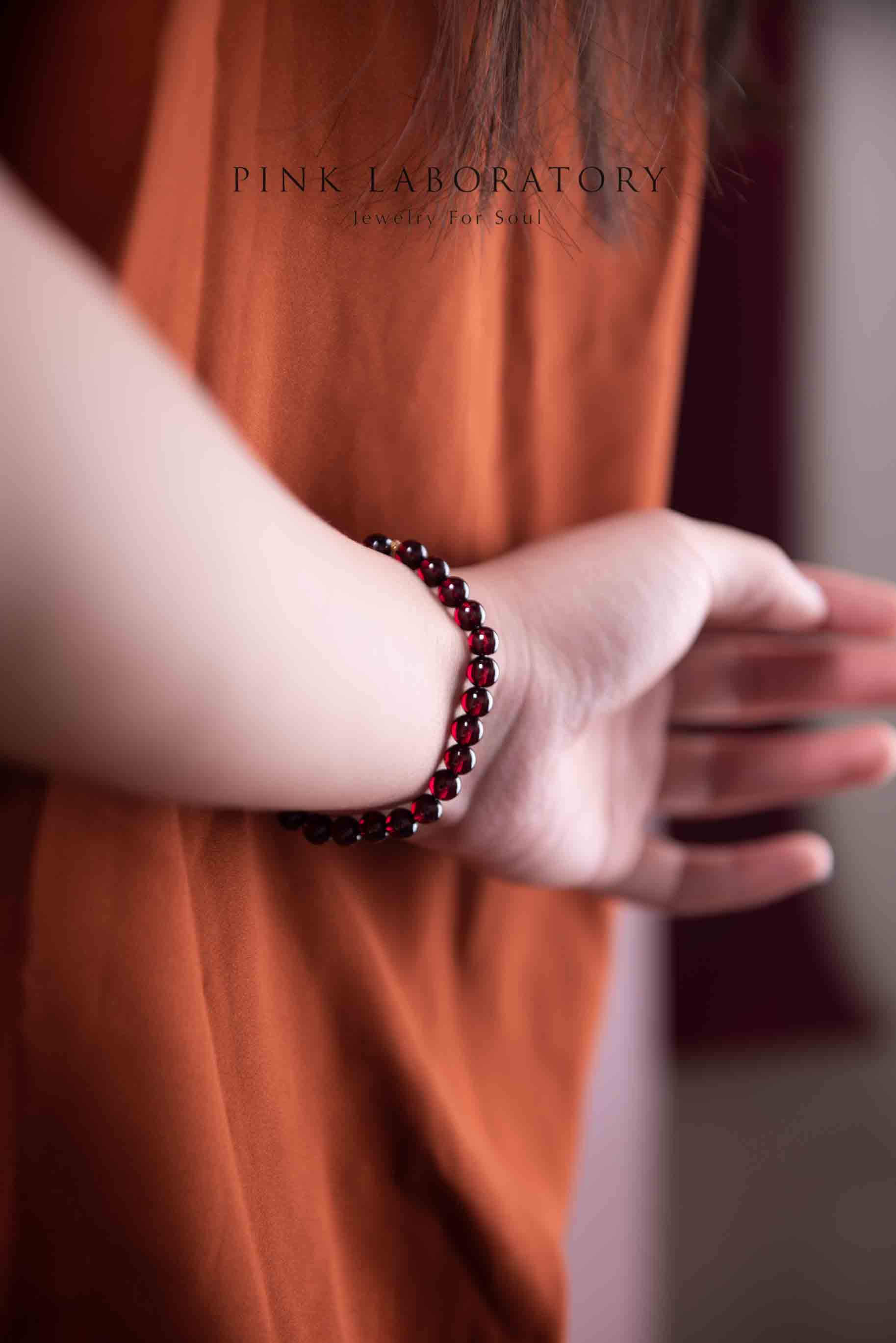 石榴石手鍊 | 琉璃珠 | 珍珠 | 14kgf配件 |