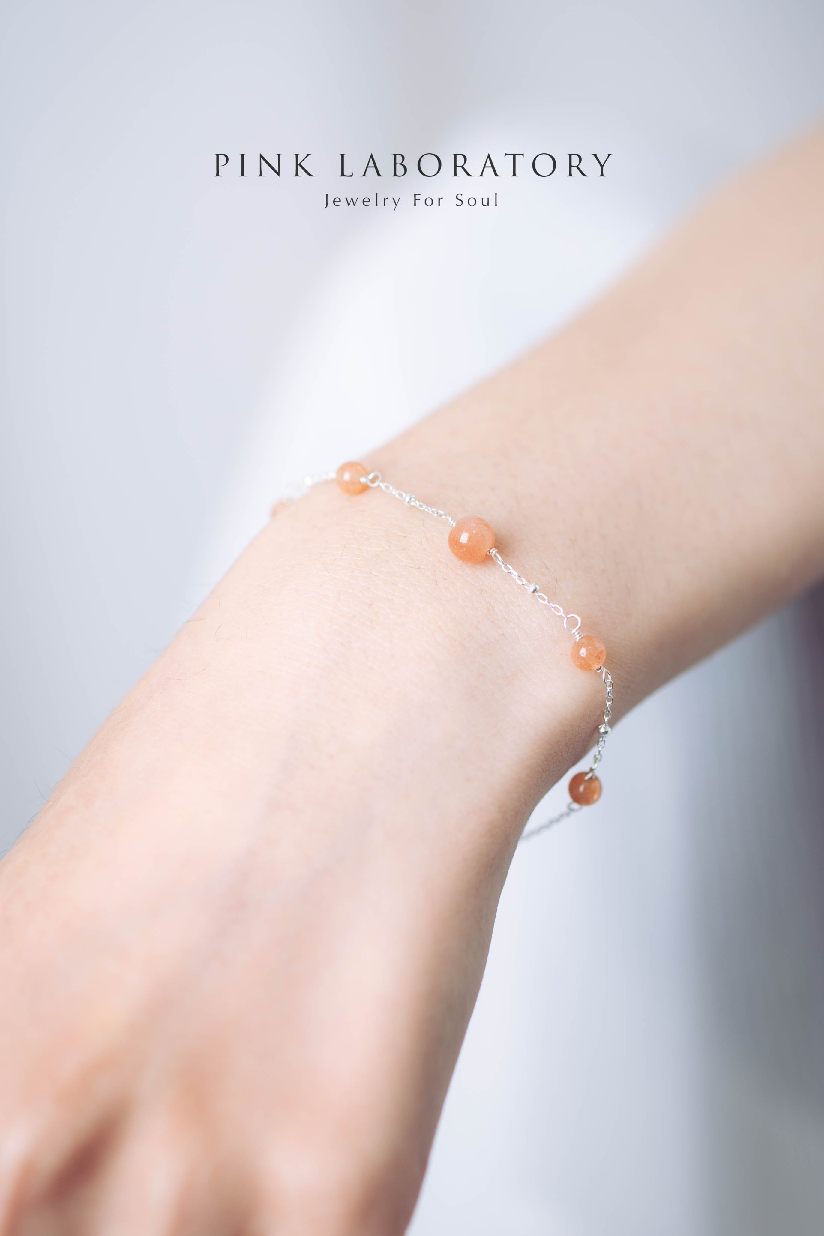 太陽石手鍊 | 925純銀手鏈