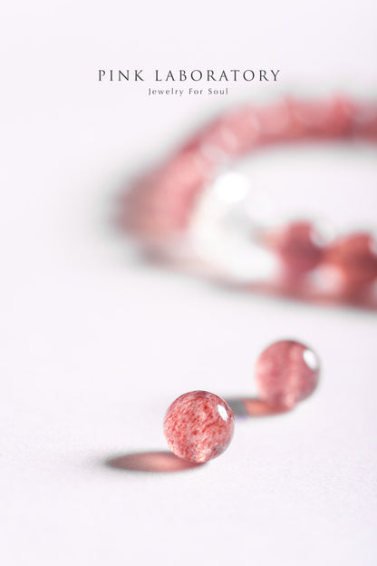 星光草莓晶月光石14k包金手鍊